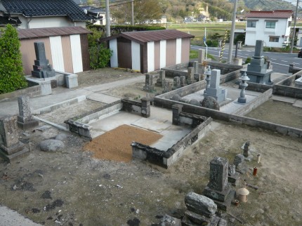 島根県大田市、山﨑組のお墓の解体、完了